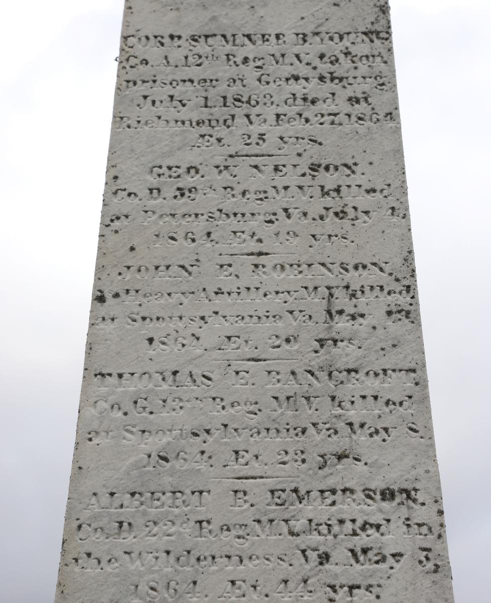 Reading Massachusetts Civil War Veterans Memorial