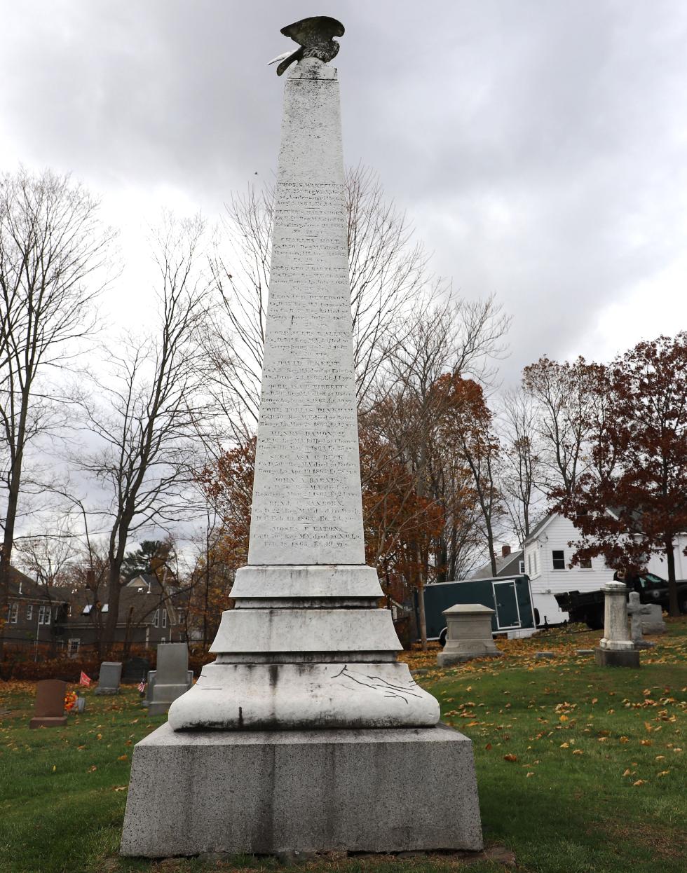 Reading Massachusetts Civil War Veterans Memorial