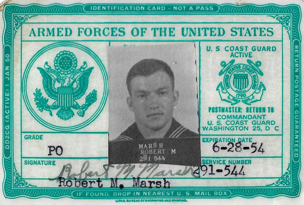 Robert M. Marsh Armed Forces ID Card