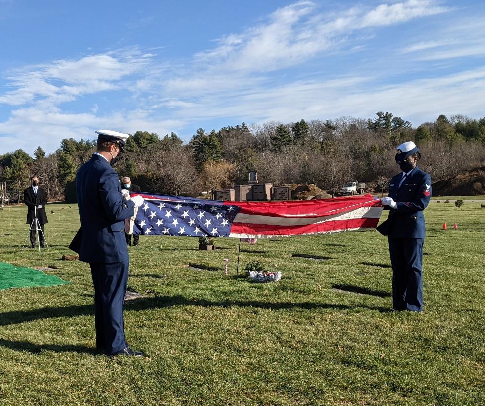 Robert M. Marsh Memorial Coast Guard Flag Folding