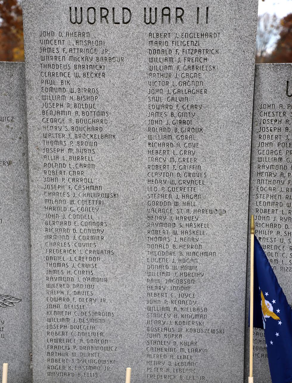 Salem Massachusetts Veterans Memorial;