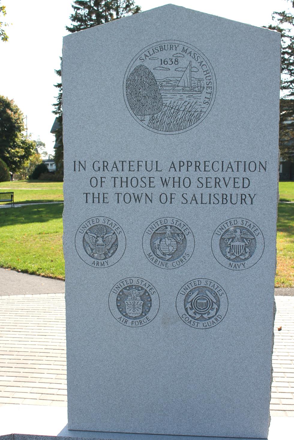 Salisbury Massachusetts All Veterans Memorial