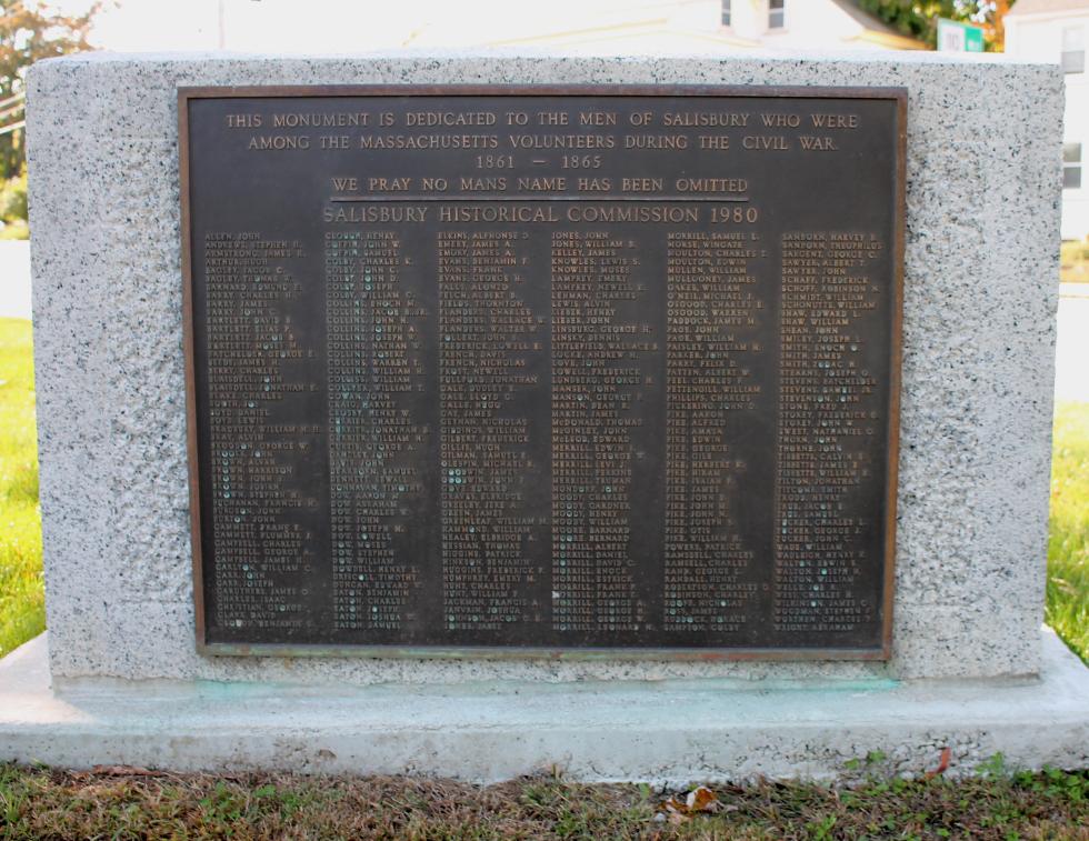 Salisbury Massachusetts Civil War Veterans Memorial