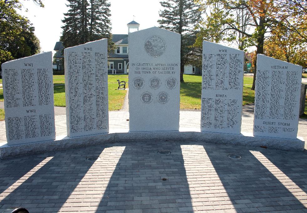 Salisbury Massachusetts Veterans Memorials