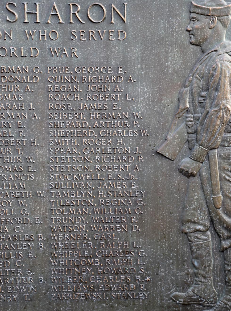 Sharon Massachusetts World War I Veterans Memorial