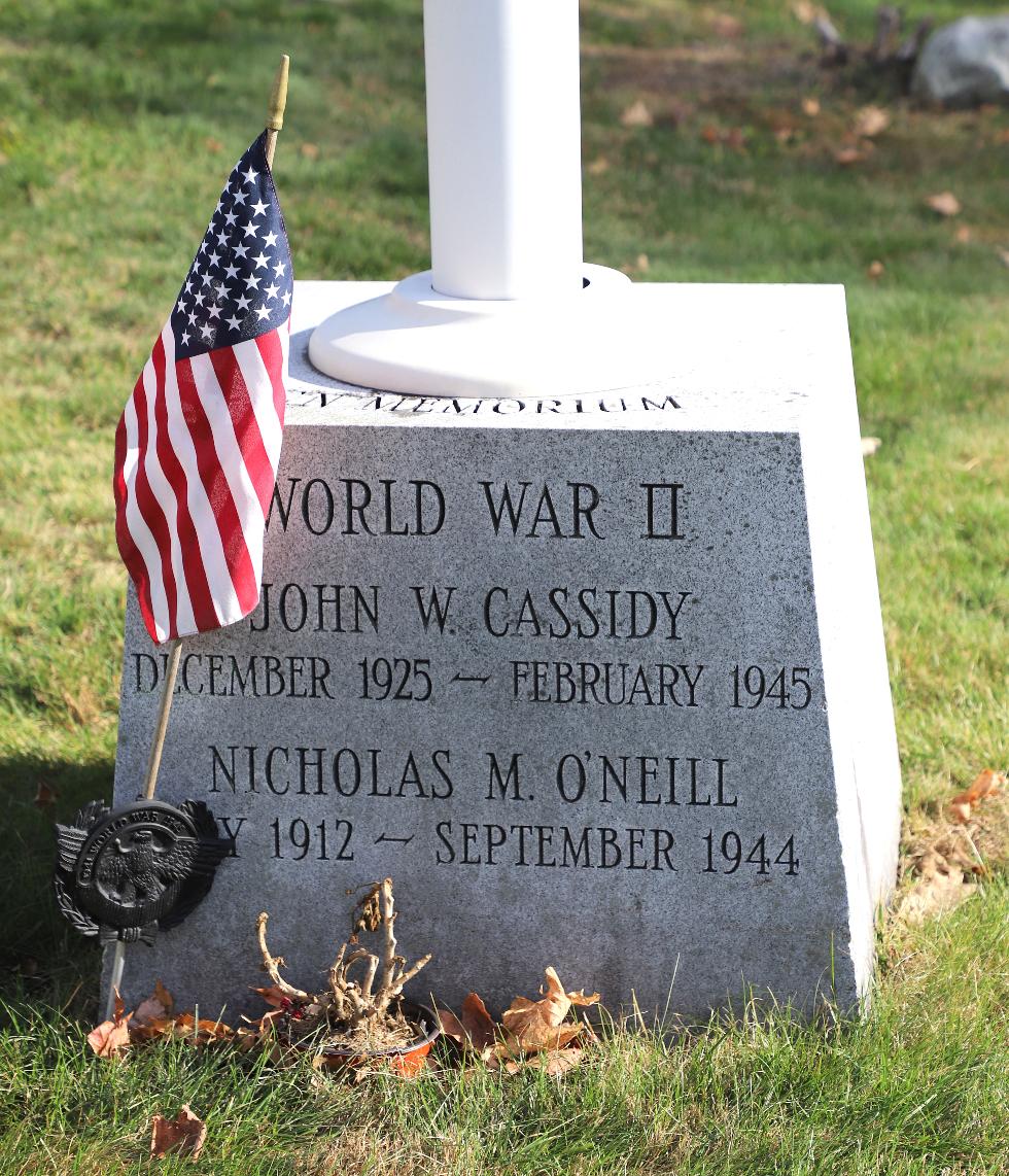 Sherborn Massachusetts World War II Veterans Memorial
