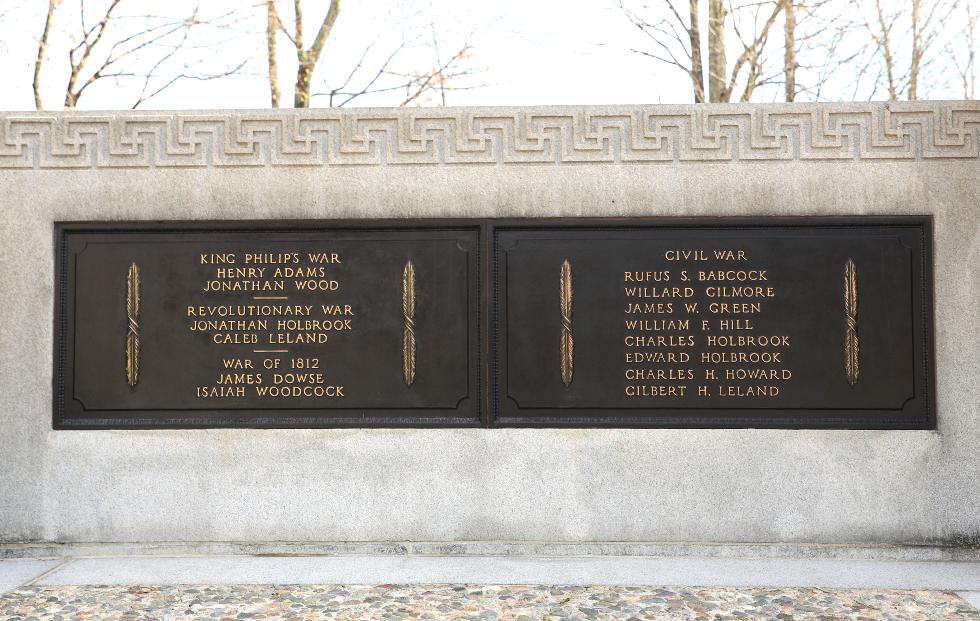 Sherborn Massachusetts Veterans Memorial