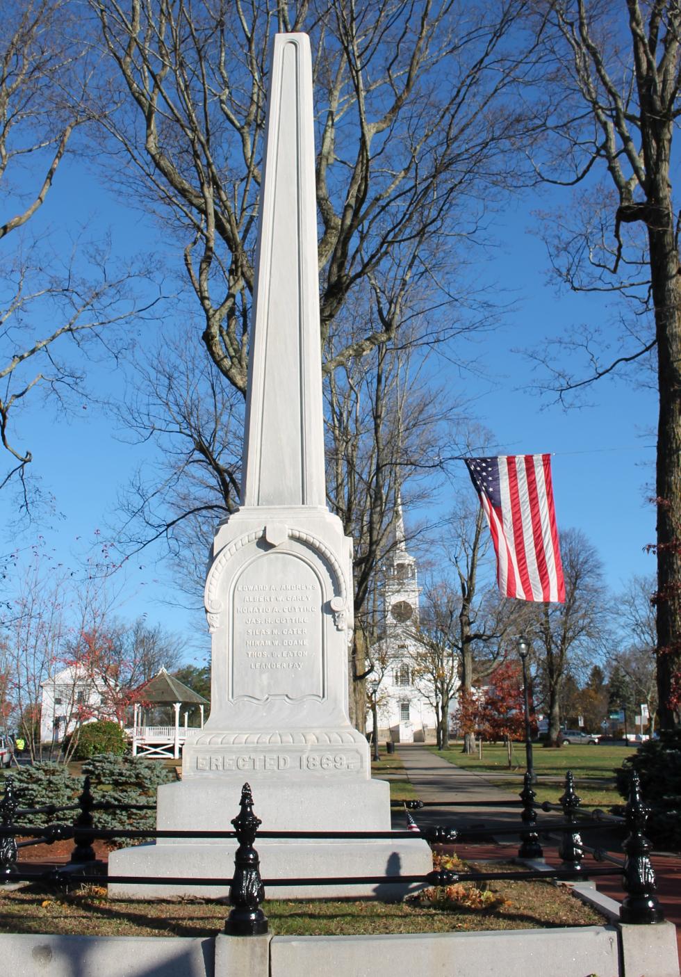 Shrewsbury Massachusetts Civil War Veterans Memorial