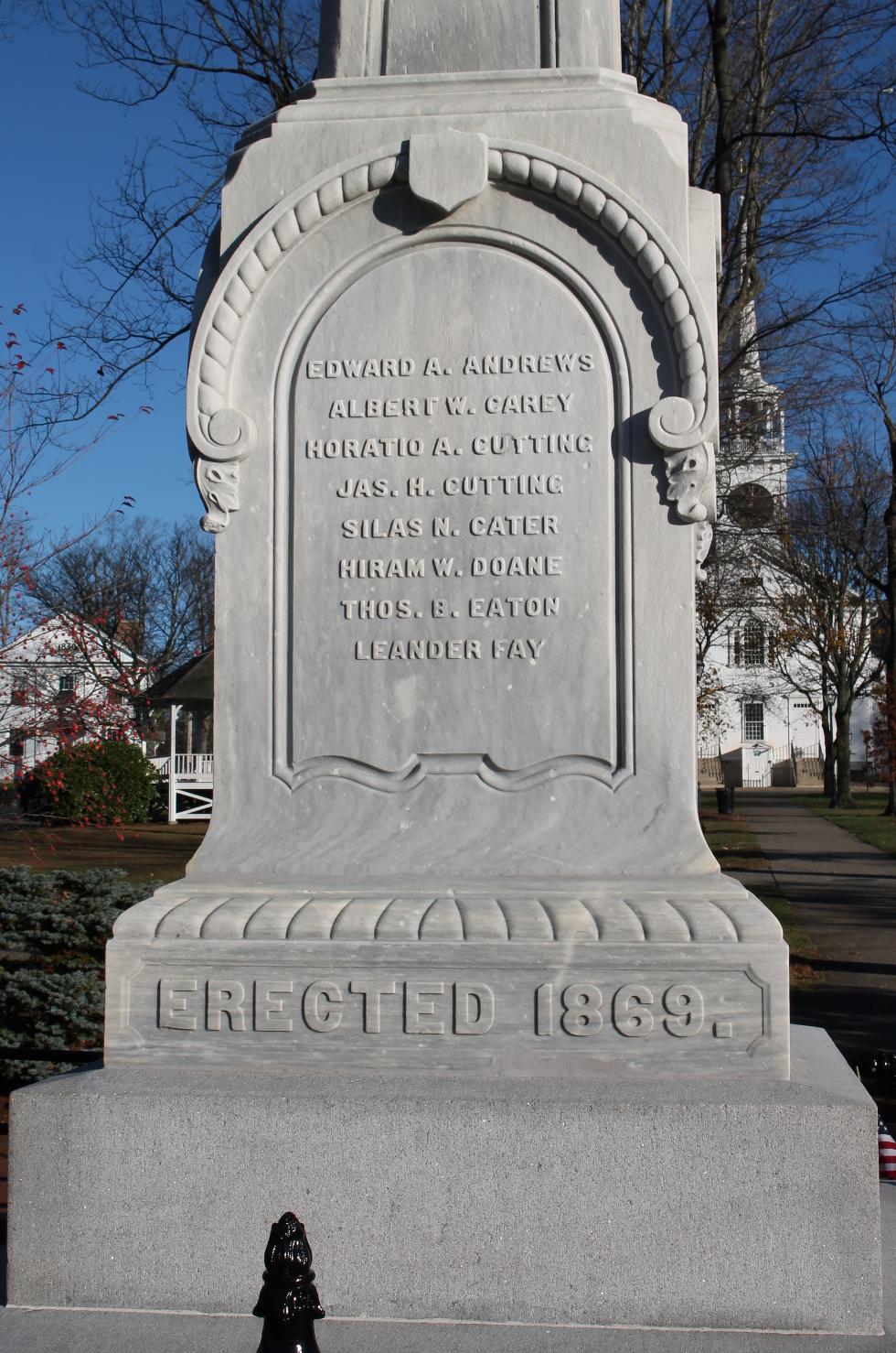 Shrewsbury Massachusetts Civil War Veterans Memorial