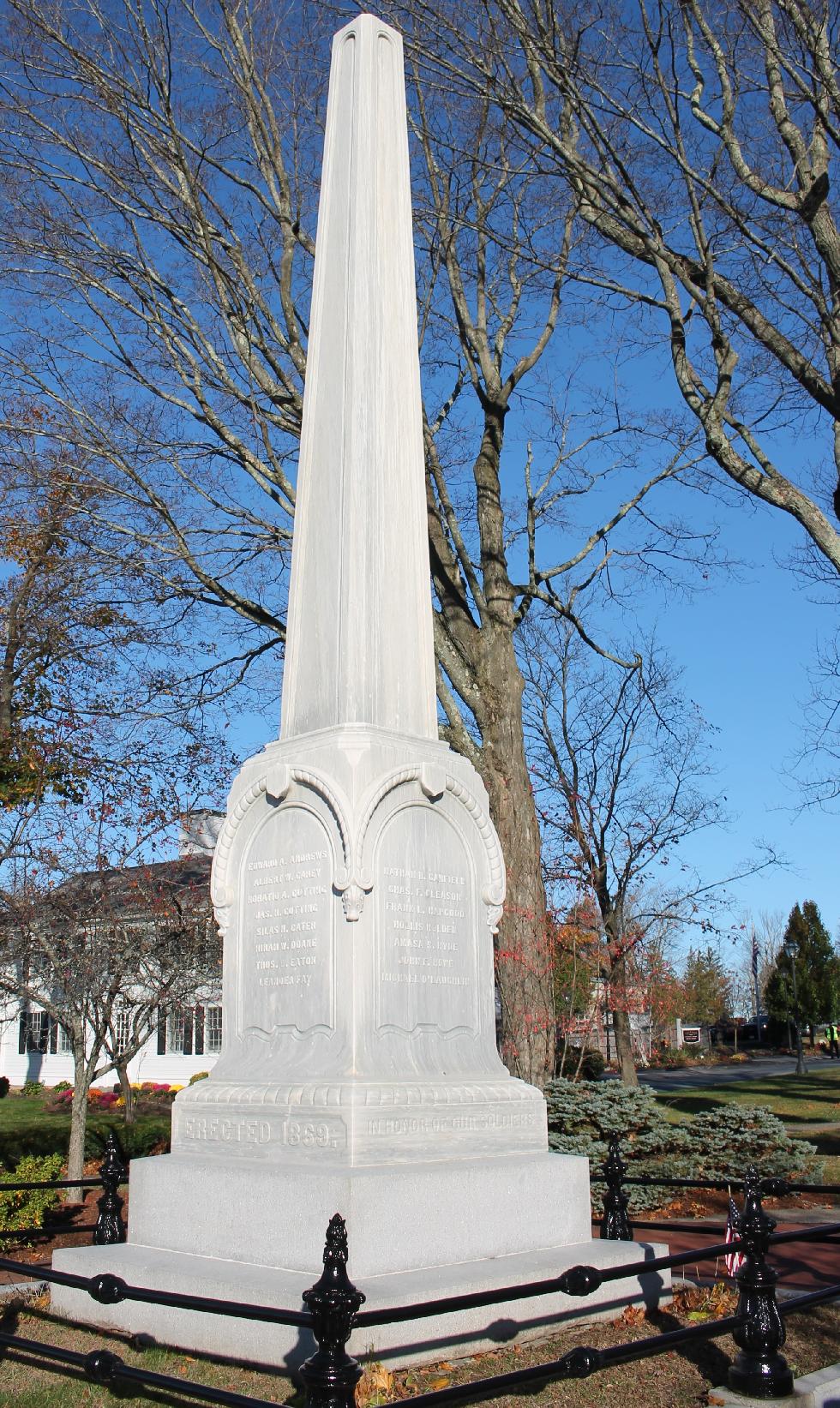 Shrewsbury Massachusetts Civil War Veterans Memorial