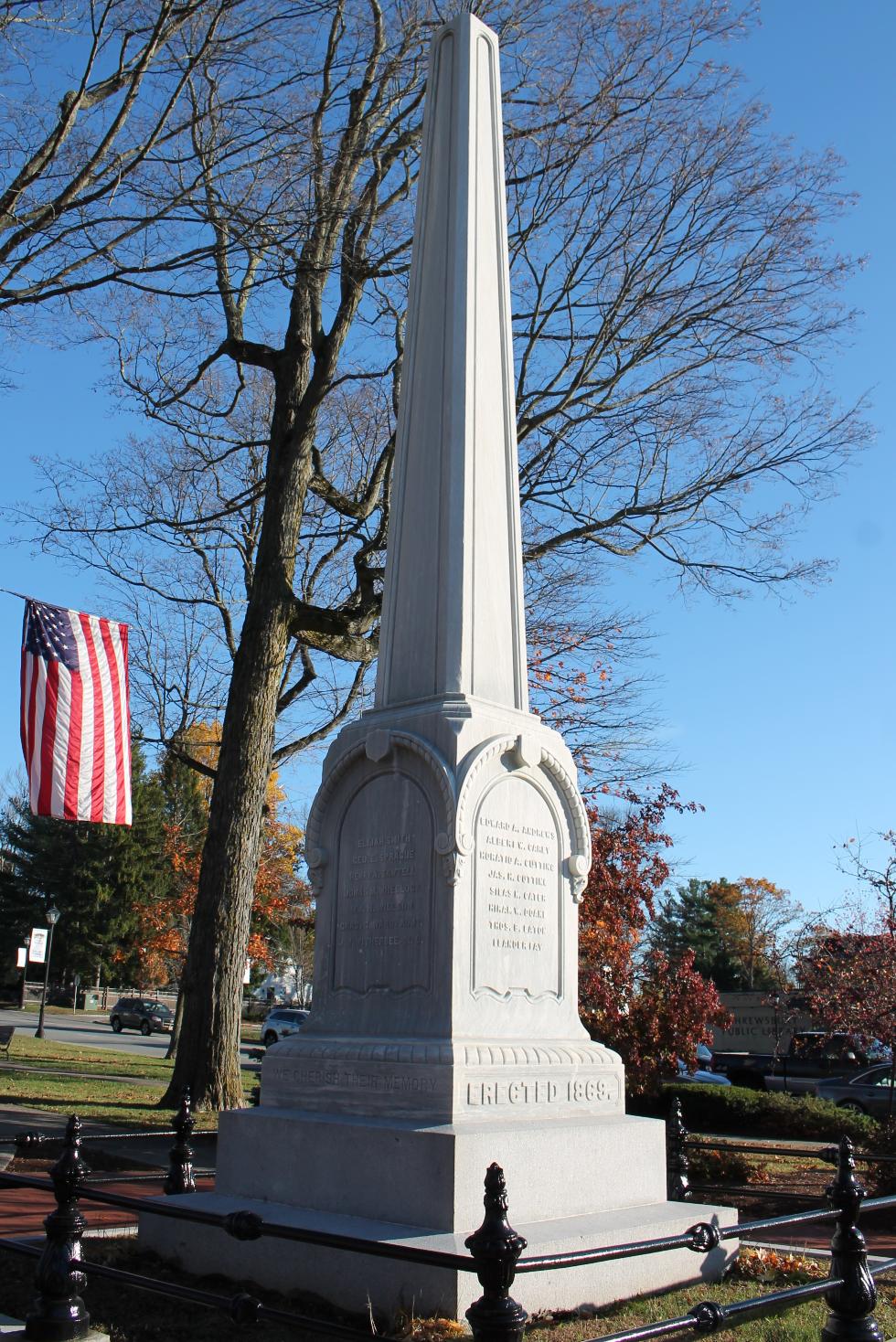 Shrewsbury Massachusetts Civil War Veterans Memorial