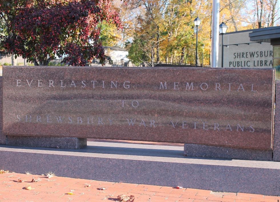 Shrewsbury Massachusetts Everlasting Veterans Memorial