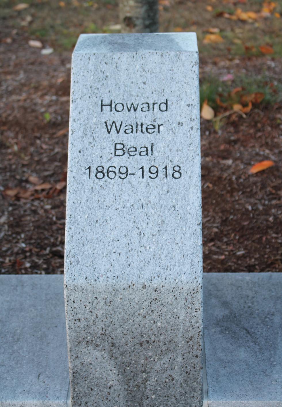 Shrewsbury Massachusetts World War I Veterans Memorial Howard Walter Beal