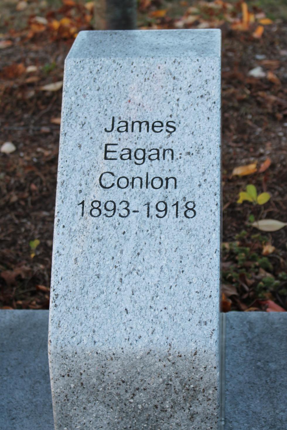 Shrewsbury Massachusetts World War I Veterans Memorial James Eagan Conlon