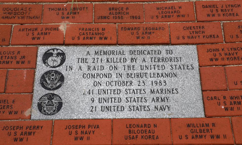 Somerset Massachusetts Veterans Memorial Walkway