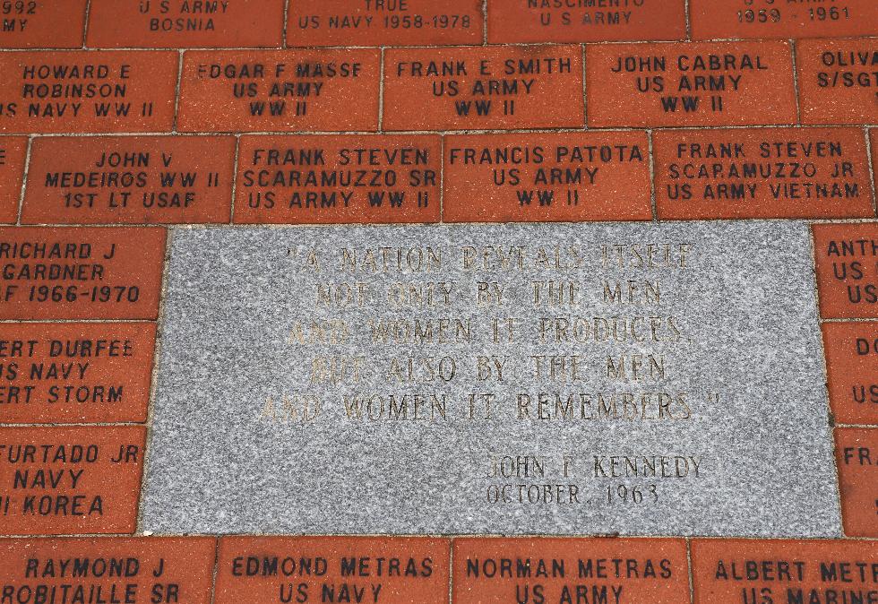 Somerset Massachusetts Veterans Memorial Walkway