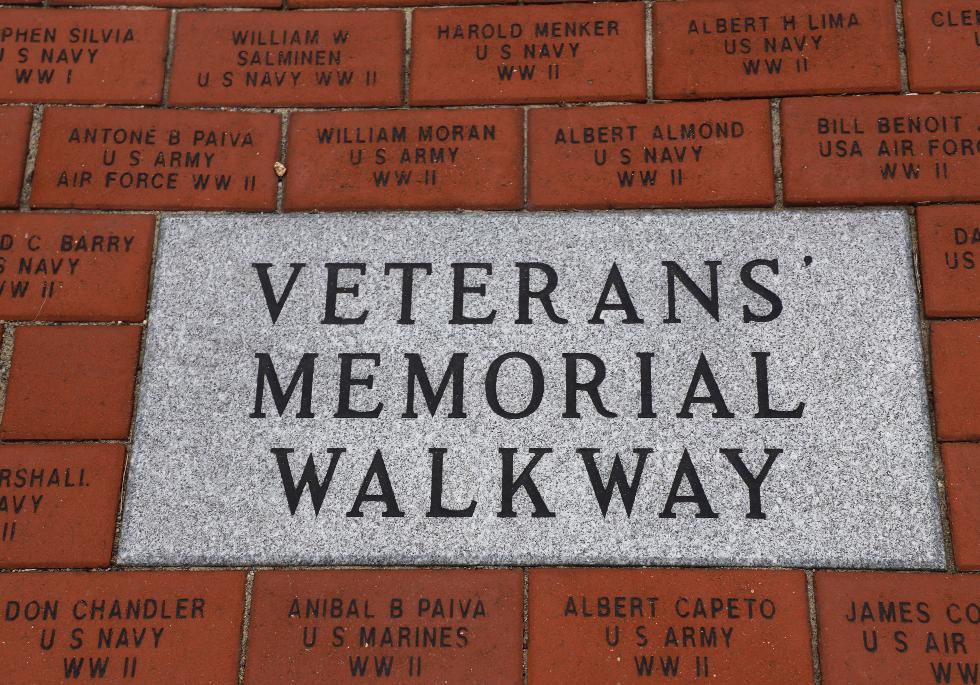 Somerset Massachusetts Veterans Memorial Walkway