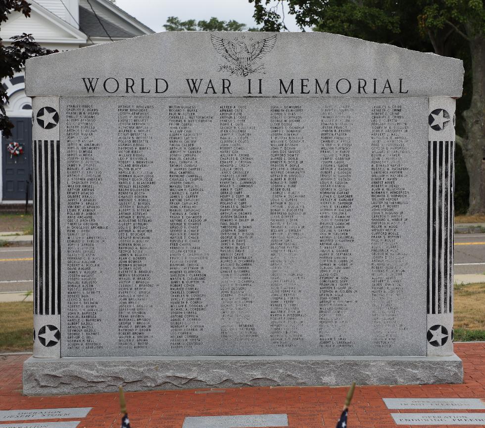 Somerset Massachusetts World War II Veterans Memorial