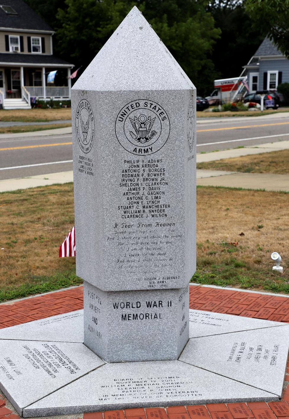 Somerset Massachusetts All Services Memorial