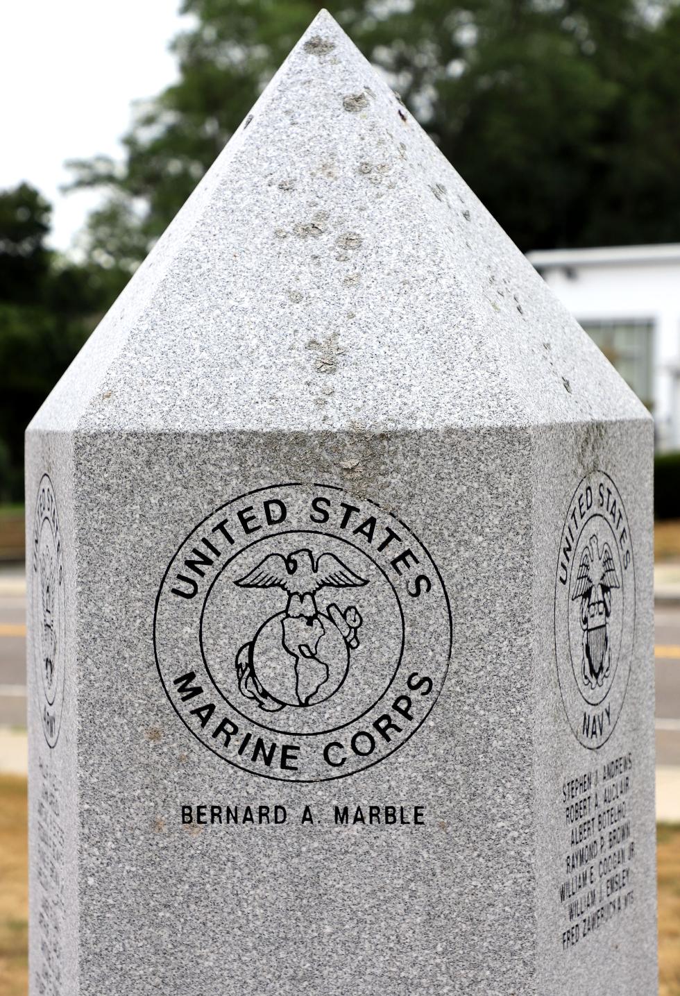 Somerset Massachusetts All Services Memorial - Marines