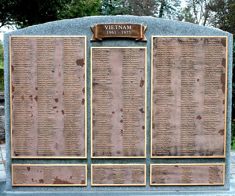 Southbridge Massachusetts Vietnam War Veterans Memorial