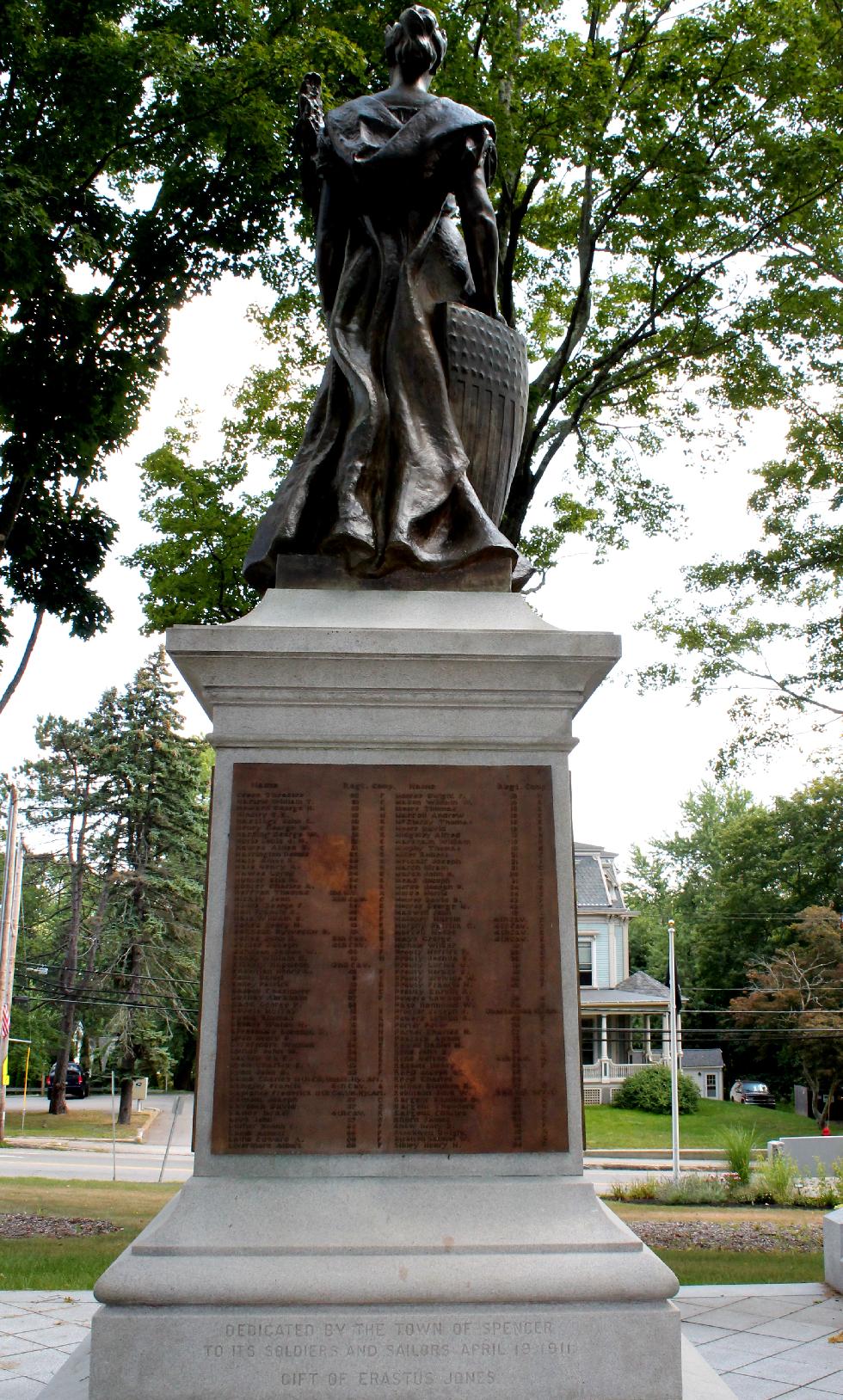 Spencer Mass Civil War Veterans Memorial