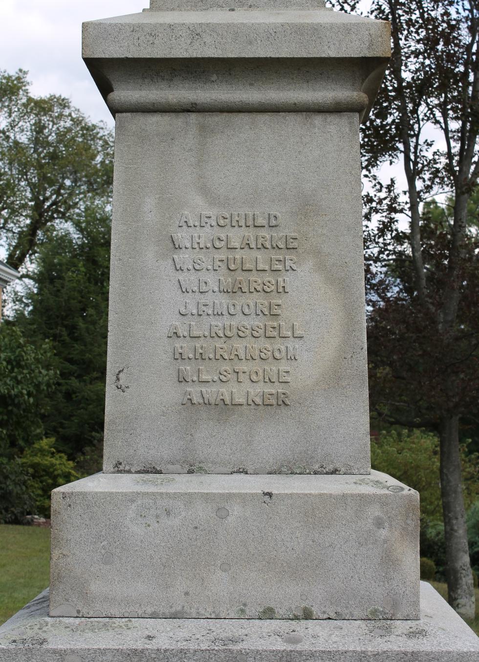 Sturbridge Massachusetts Civil War Memorial