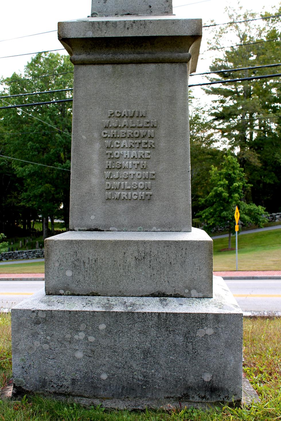 Sturbridge Massachusetts Civil War Memorial