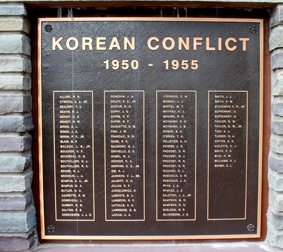 Sturbridge Mass Korean War Veterans Memorial