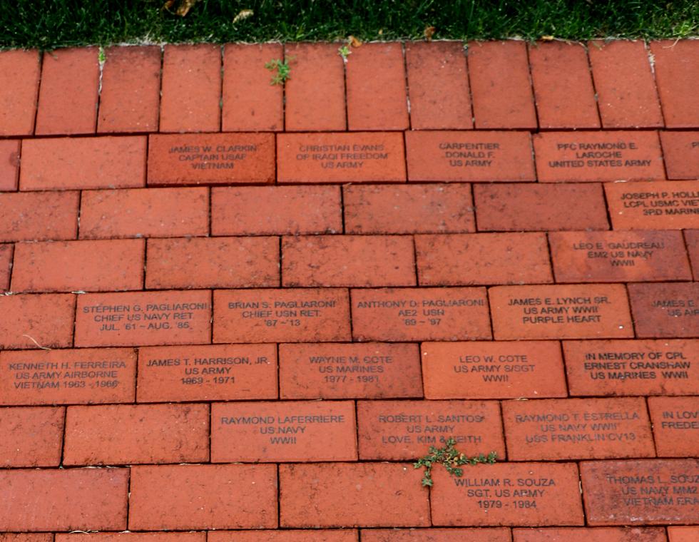 Swansea Massachusetts Veterans Memorial Walkway