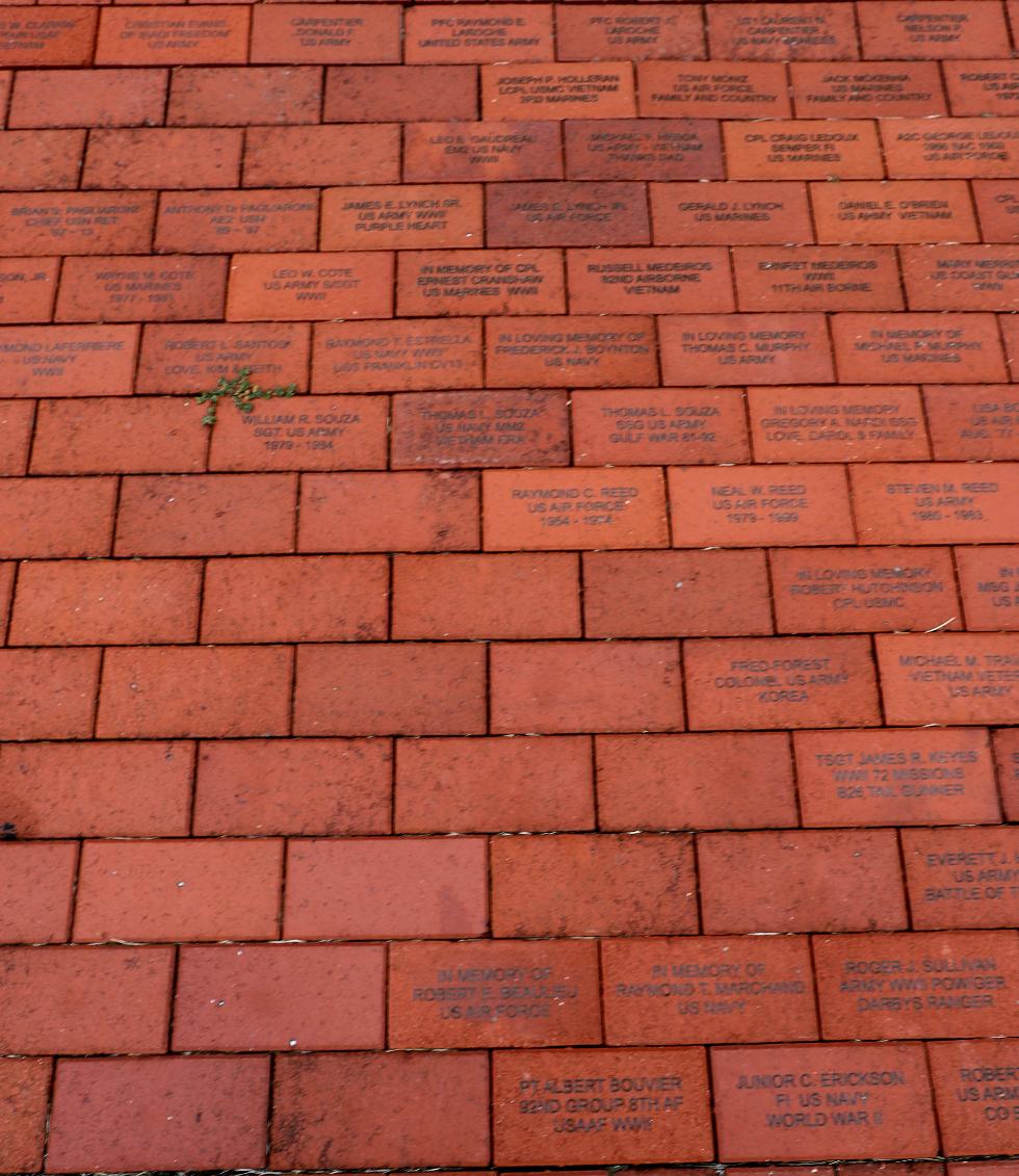 Swansea Massachusetts Veterans Memorial Walkway