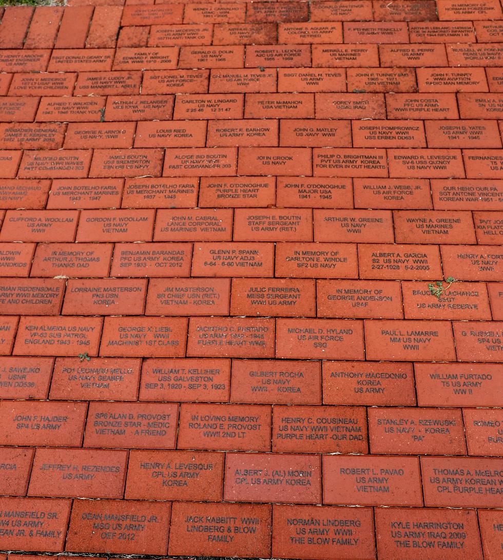 Swansea Massachusetts Veterans Memorial Walkway