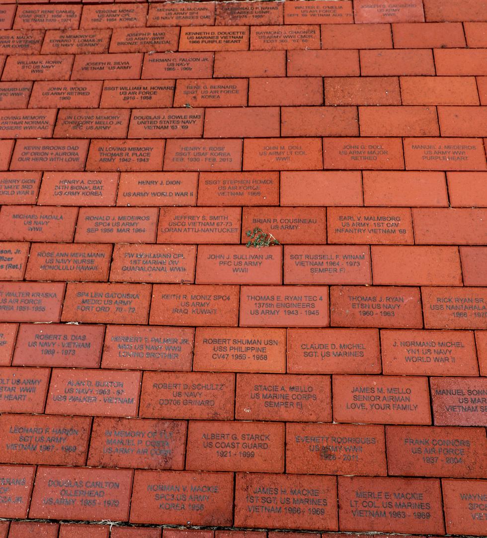Swansea Massachusetts Veterans Memorial Walkway