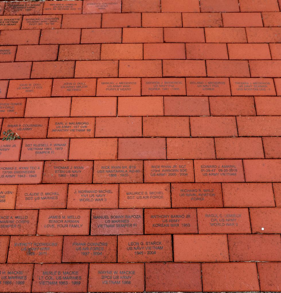 Swansea Massachusetts Veterans Memorial Walkway