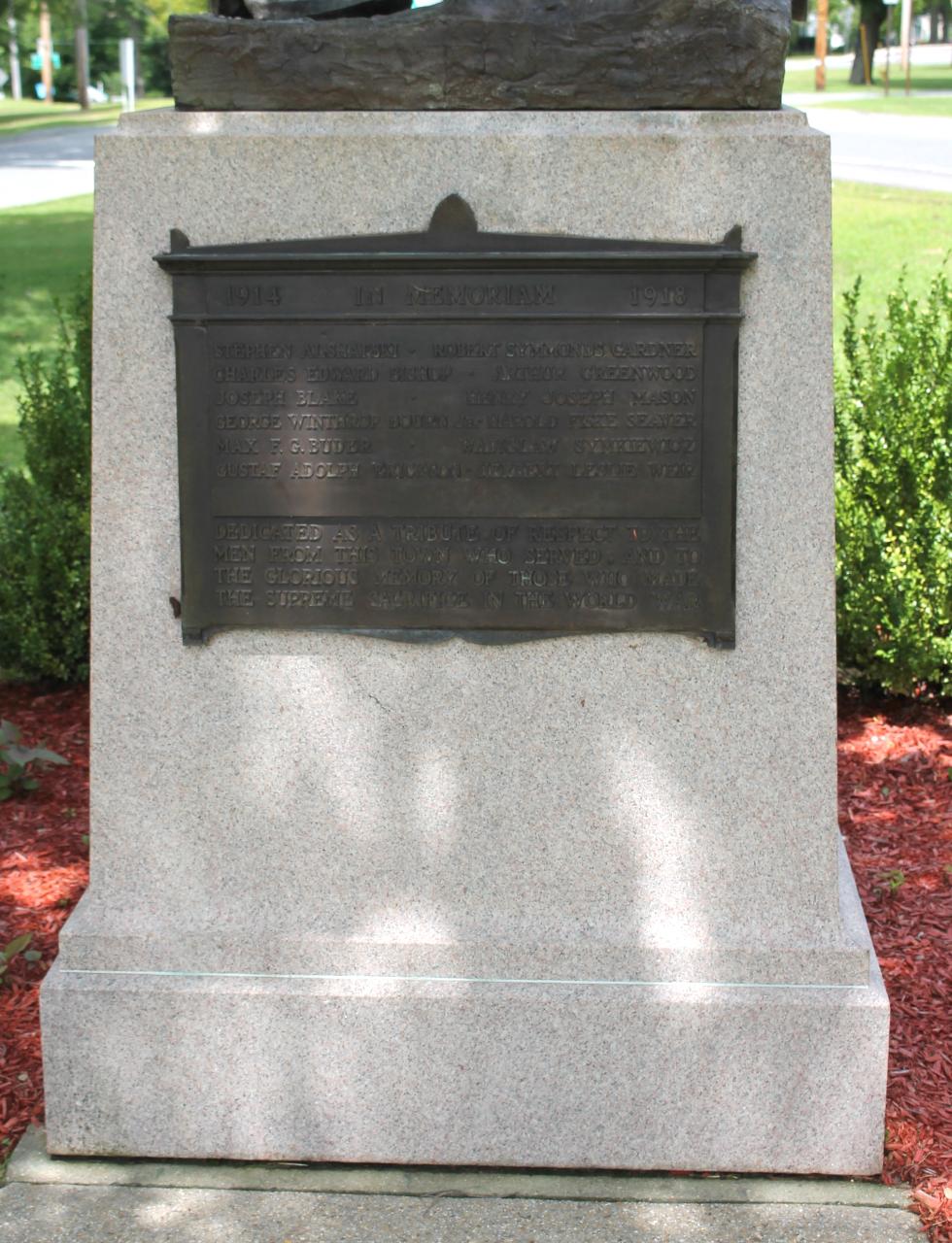 Templeton Massachusetts World War I Veterans Memorial