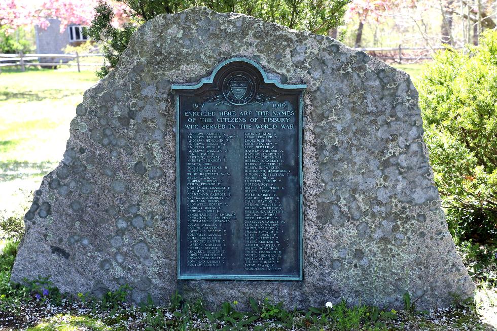 Tisbury Massachusetts WWI Veterans Memorial