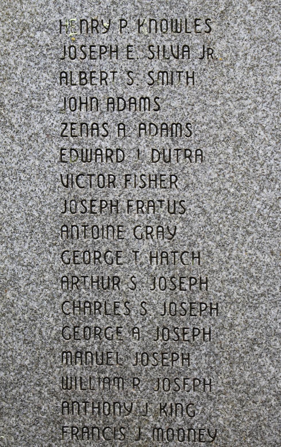 Truro Massachusetts Veterans Memorial WWI