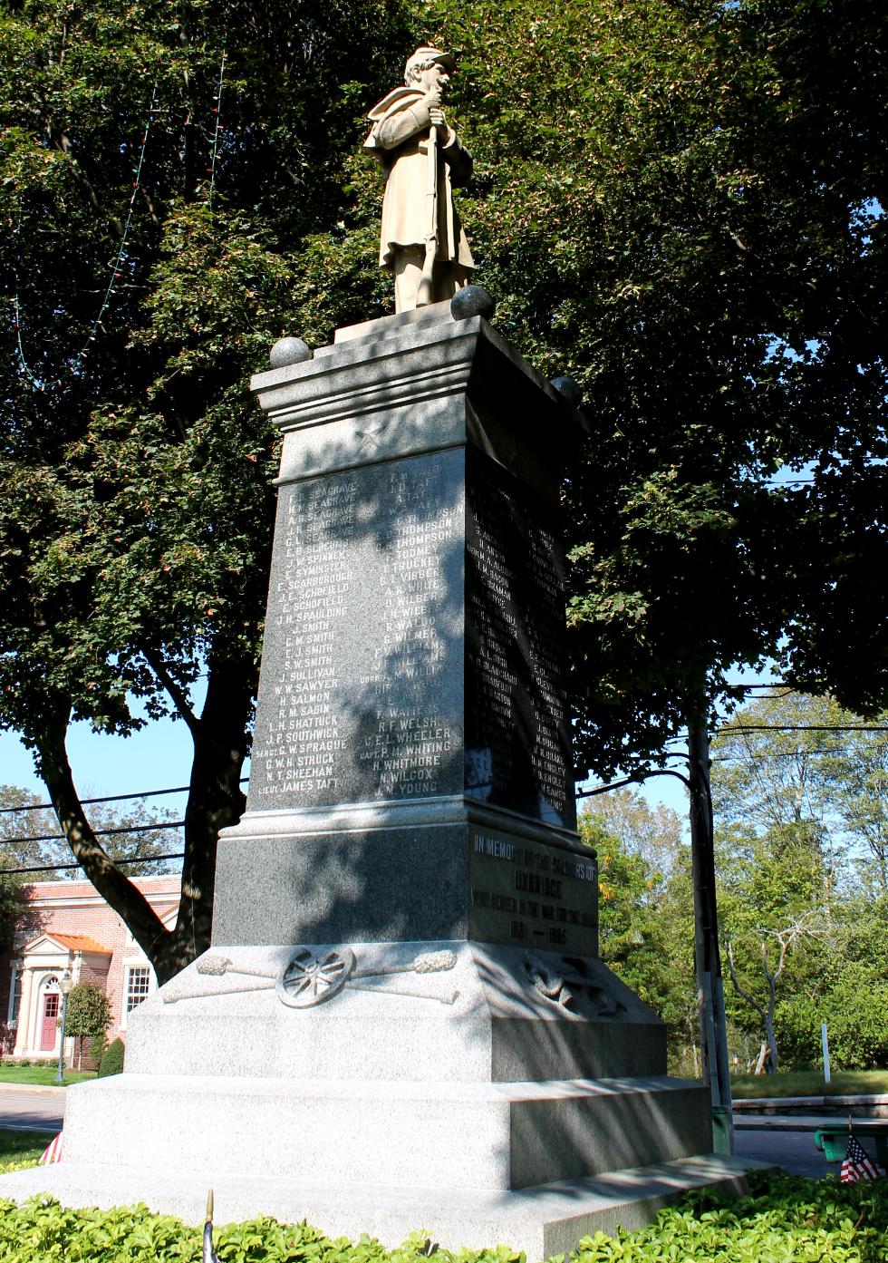 Uxbridge Massachusetts Civil War Veterans Monument