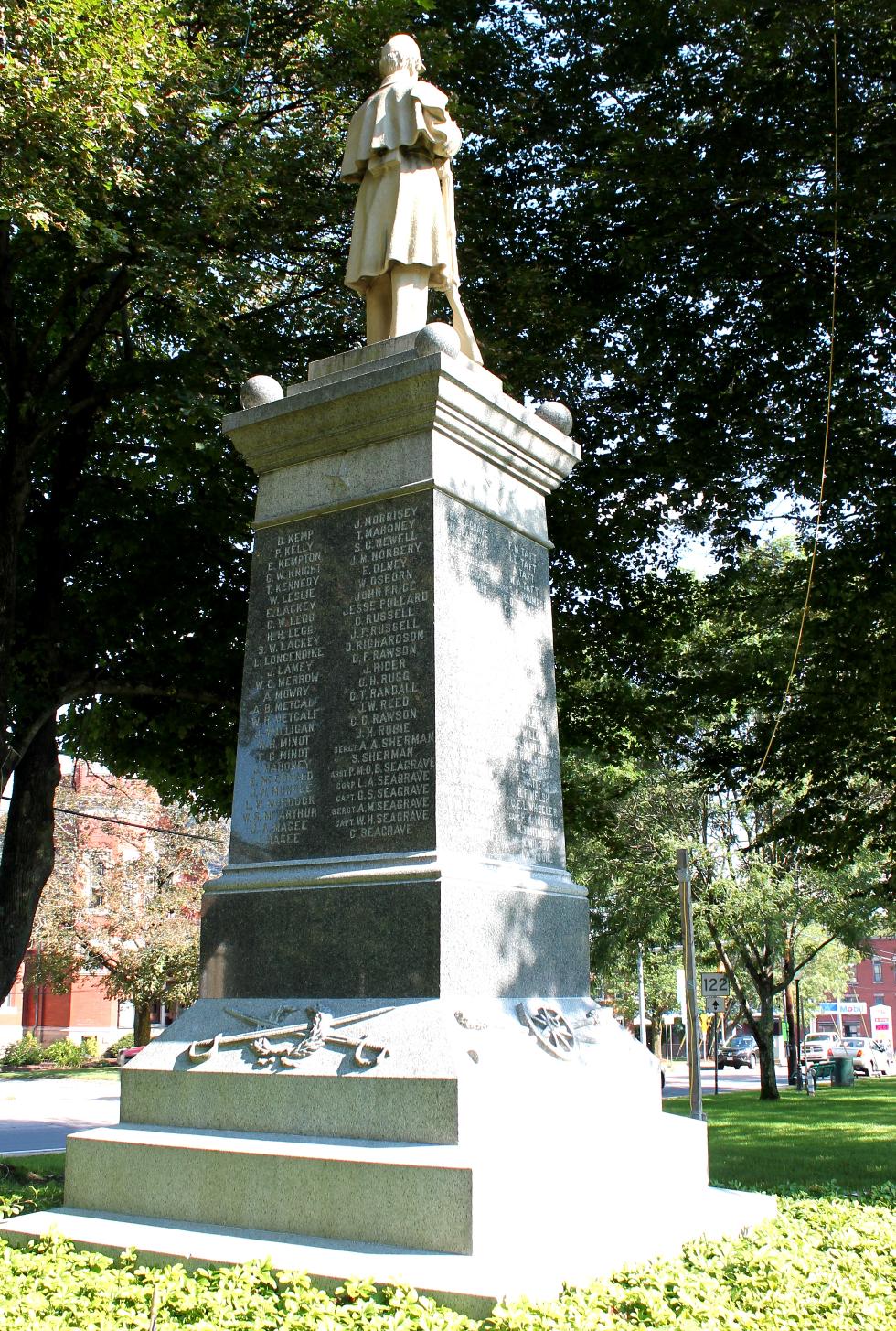 Uxbridge Massachusetts Civil War Veterans Monument