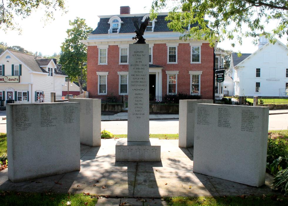 Uxbridge Massachusetts War on Terror Veterans Monument