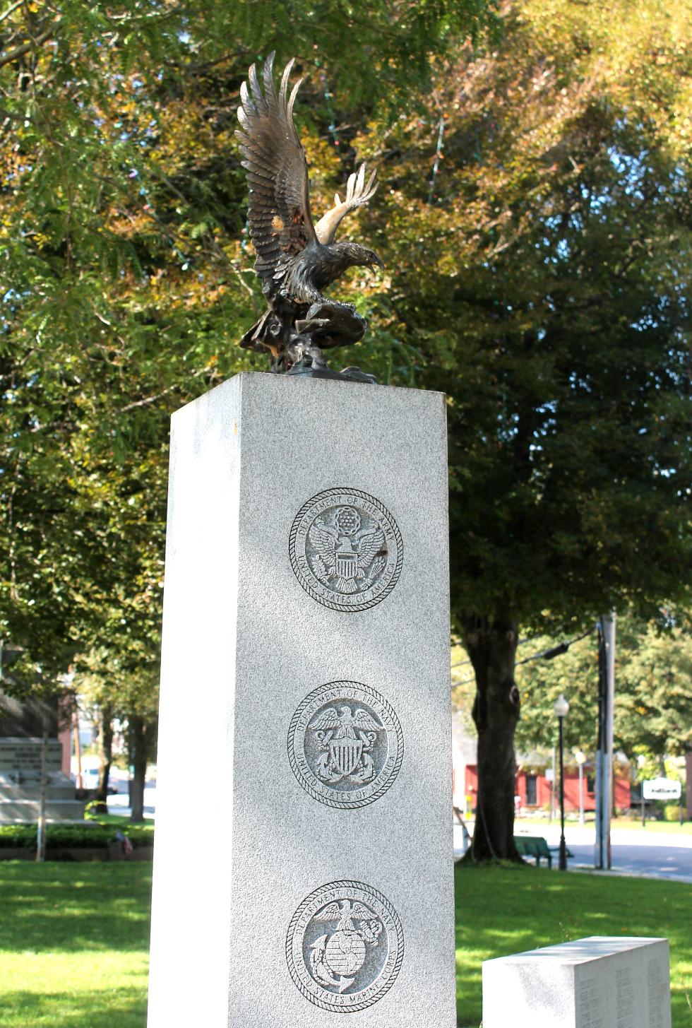 Uxbridge Massachusetts War on Terror Veterans Monument