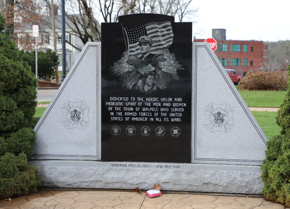 Walpole Massachusetts All Veterans Memorial