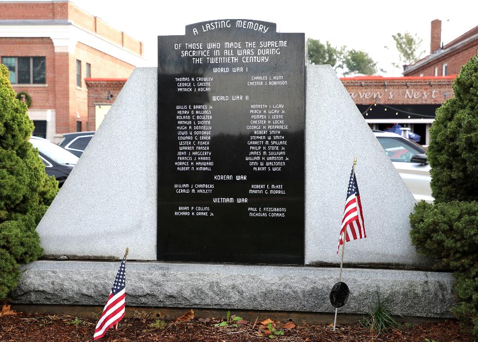 Walpole Massachusetts All Veterans Memorial