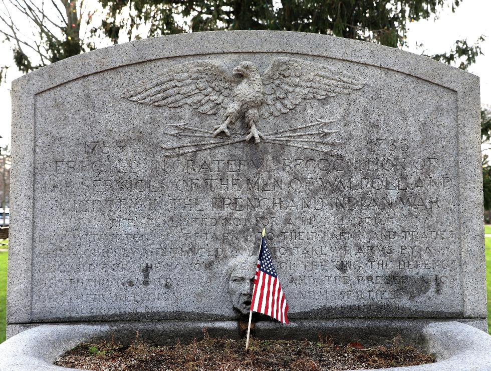 Walpole Massachusetts French & Indian War Veterans Memorial