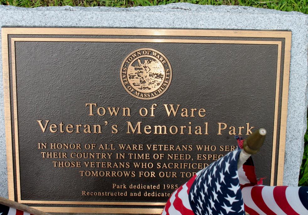 Ware Massachusetts Veterans Park
