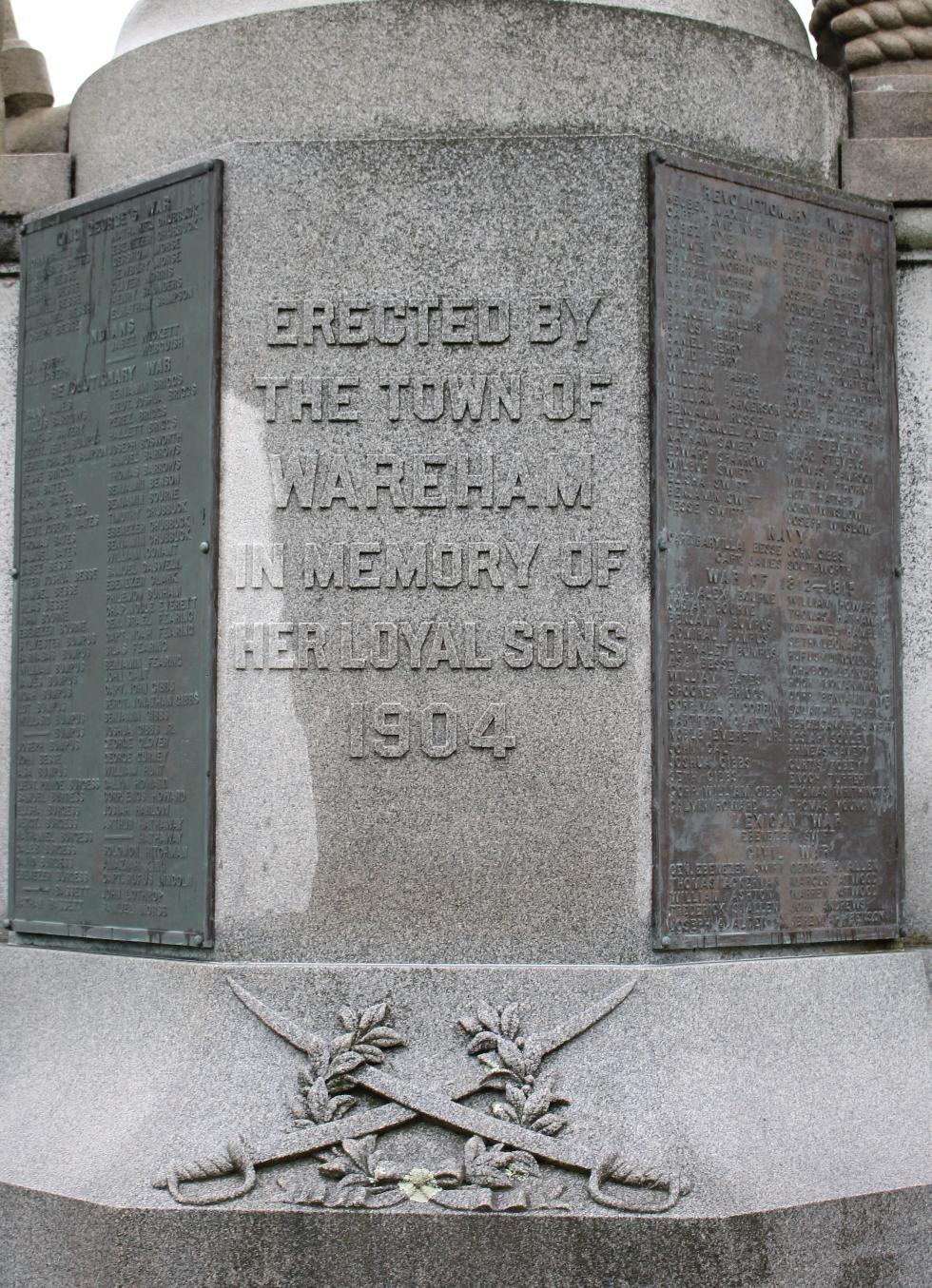Wareham Massachusetts Civil War Veterans Memorial