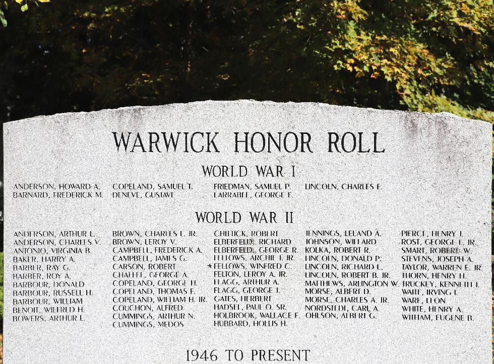 Warwick Massachusetts Military Monument