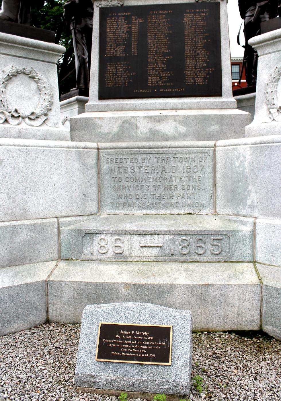 Civil War Memorial - Webster Massachusetts