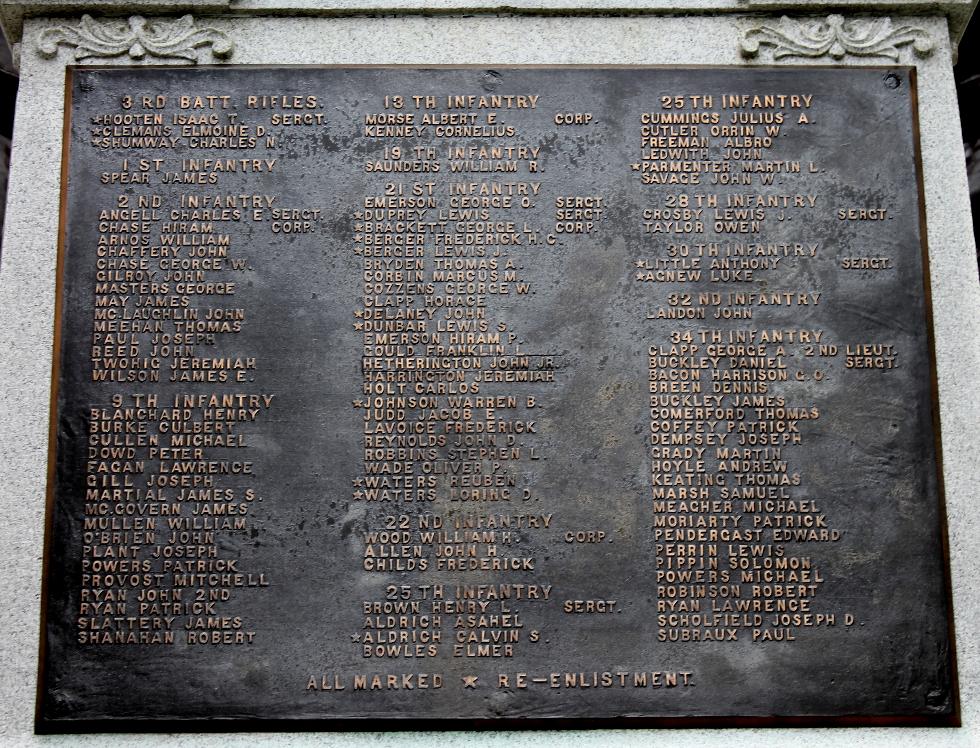 Civil War Memorial - Webster Massachusetts