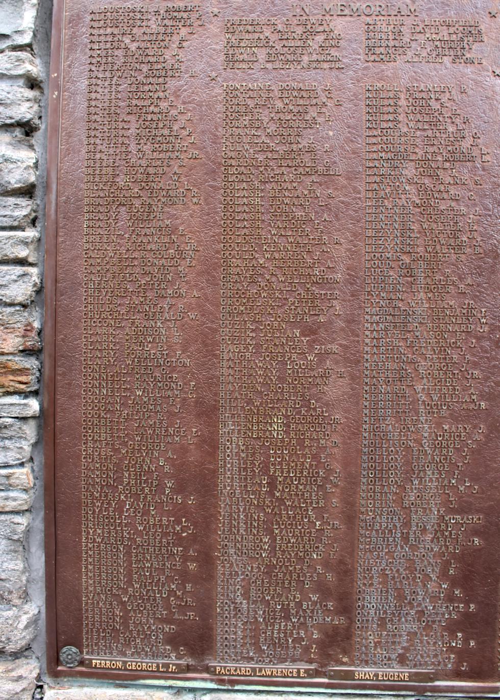 Williamsburg Massachusetts World War II Veterans Memorial